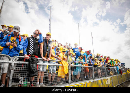 Utrecht, Paesi Bassi. 5 Luglio, 2015. Tour de France il secondo stadio di credito: Jan de Wild/Alamy Live News Foto Stock