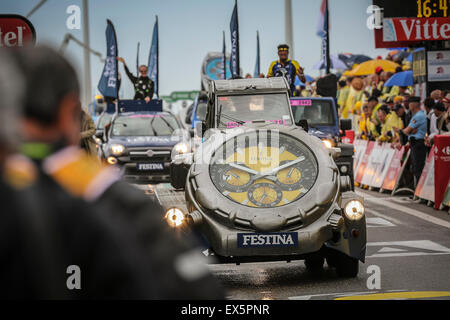 Utrecht, Paesi Bassi. 5 Luglio, 2015. Tour de France il secondo stadio di credito: Jan de Wild/Alamy Live News Foto Stock