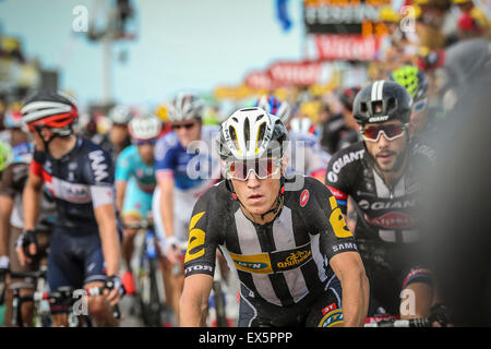 Utrecht, Paesi Bassi. 5 Luglio, 2015. Tour de France il secondo stadio di credito: Jan de Wild/Alamy Live News Foto Stock