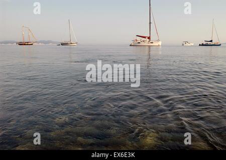 La Grecia, isola di Ereikoussa, a nord-ovest di Corfu in Adriatico meridionale Foto Stock