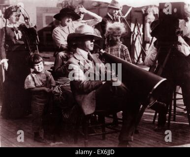 David Llewelyn Wark 'D. W.' Griffith (Gennaio 22, 1875 - Luglio 23, 1948) è stato un film americano direttore, principalmente ricordato come il direttore del 1915 film La nascita di una nazione e la conseguente intolleranza film (1916). Foto Stock