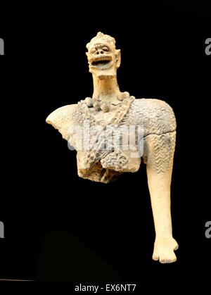 Figurina antropomorfa del Ciad, Africa centrale. Datata IX secolo A.C. Foto Stock