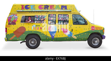 Ice Cream van Foto Stock