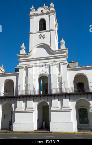 Il Cabildo a Plaza de Mayo a Buenos Aires, Argentina Foto Stock