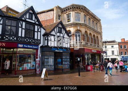 Fore Street, Trowbridge, Wiltshire, Regno Unito. Foto Stock