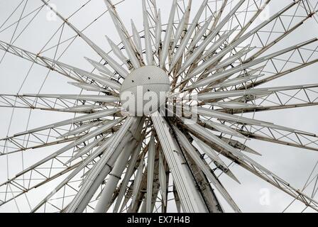 Freij Entertainment ruota panoramica, Keel Wharf, Liverpool Foto Stock