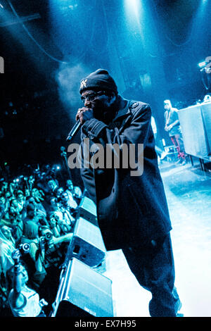 Mosca, Russia - 18 settembre, 2014 : Concerto del rapper famosi Earl Simmons noto come DMX alla Glavclub (ora Yotaspace) nightclub Foto Stock