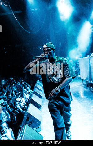 Mosca, Russia - 18 settembre, 2014 : Concerto del rapper famosi Earl Simmons noto come DMX alla Glavclub (ora Yotaspace) nightclub Foto Stock
