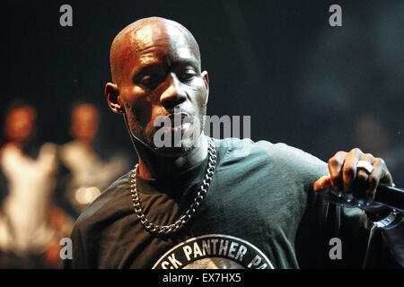 Mosca, Russia - 18 settembre, 2014 : Concerto del rapper famosi Earl Simmons noto come DMX alla Glavclub (ora Yotaspace) nightclub Foto Stock