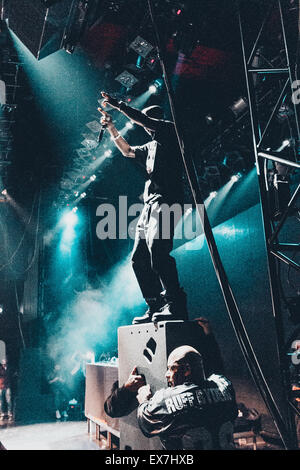 Mosca, Russia - 18 settembre, 2014 : Concerto del rapper famosi Earl Simmons noto come DMX alla Glavclub (ora Yotaspace) nightclub Foto Stock