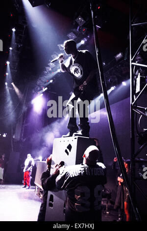 Mosca, Russia - 18 settembre, 2014 : Concerto del rapper famosi Earl Simmons noto come DMX alla Glavclub (ora Yotaspace) nightclub Foto Stock