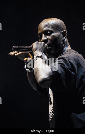 Mosca, Russia - 18 settembre, 2014 : Concerto del rapper famosi Earl Simmons noto come DMX alla Glavclub (ora Yotaspace) nightclub Foto Stock