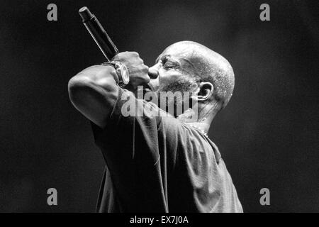 Mosca, Russia - 18 settembre, 2014 : Concerto del rapper famosi Earl Simmons noto come DMX alla Glavclub (ora Yotaspace) nightclub Foto Stock