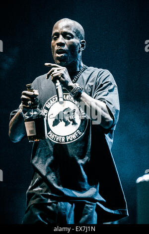 Mosca, Russia - 18 settembre, 2014 : Concerto del rapper famosi Earl Simmons noto come DMX alla Glavclub (ora Yotaspace) nightclub Foto Stock