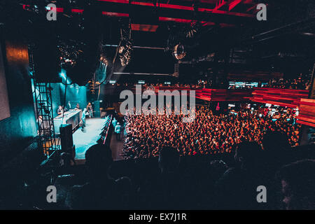 Mosca, Russia - 18 settembre, 2014 : Concerto del rapper famosi Earl Simmons noto come DMX alla Glavclub (ora Yotaspace) nightclub Foto Stock