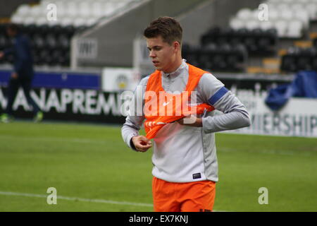 Holland sotto 21 player Marco Van Ginkel di Chelsea prima di una partita contro la Scozia sotto 21s, maggio 2014. Foto Stock