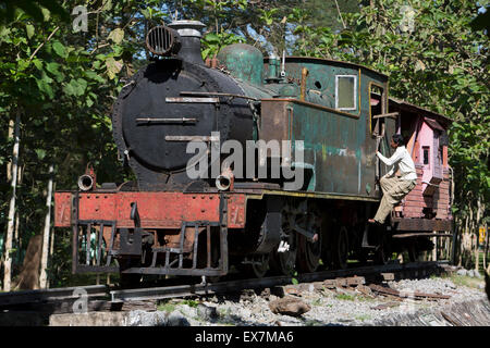 La Birmania motore a vapore, Yangon, Myanmar Foto Stock