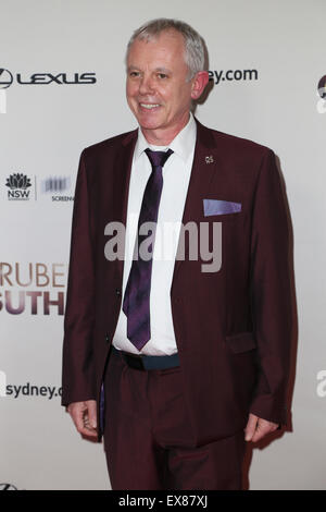 Sydney, Australia. 9 luglio 2015. Stelle della pellicola Ruben Guthrie sono arrivati sul tappeto rosso al Ritz, 45 St Paul's Street, Randwick per la vagliatura di gala. Credito: Credito: Richard Milnes/Alamy Live News Foto Stock