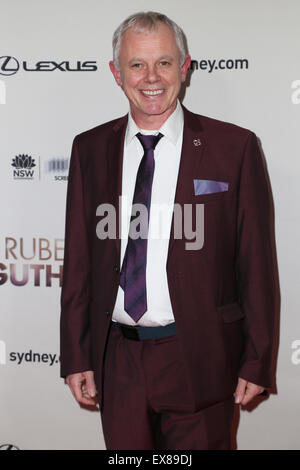 Sydney, Australia. 9 luglio 2015. Stelle della pellicola Ruben Guthrie sono arrivati sul tappeto rosso al Ritz, 45 St Paul's Street, Randwick per la vagliatura di gala. Credito: Credito: Richard Milnes/Alamy Live News Foto Stock