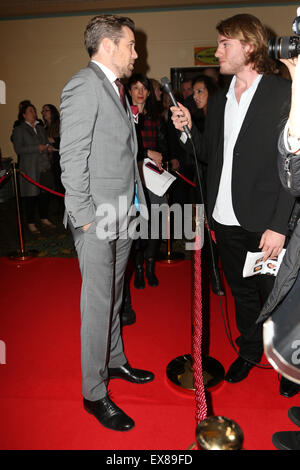 Sydney, Australia. 9 luglio 2015. Attore Patrick Brammall (Ruben Guthrie cast) arriva sul tappeto rosso al Ritz, 45 St Paul's Street, Randwick per la vagliatura di gala del film 'Ruben Guthrie'. Credito: Credito: Richard Milnes/Alamy Live News Foto Stock