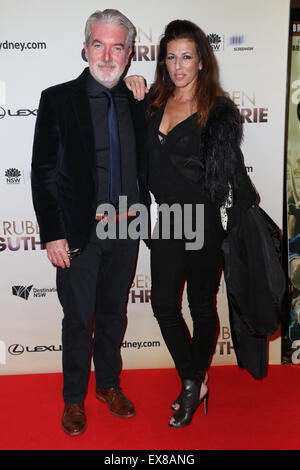 Sydney, Australia. 9 luglio 2015. Stelle della pellicola Ruben Guthrie sono arrivati sul tappeto rosso al Ritz, 45 St Paul's Street, Randwick per la vagliatura di gala. Credito: Credito: Richard Milnes/Alamy Live News Foto Stock