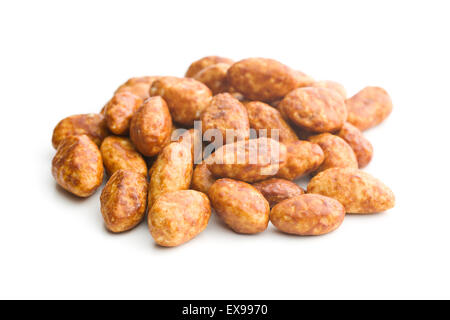 Confetti su sfondo bianco Foto Stock