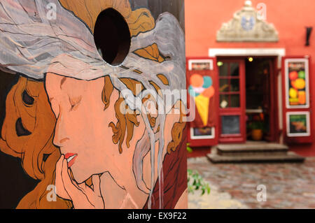 Ice Cream store. Tallinn. Estonia Foto Stock