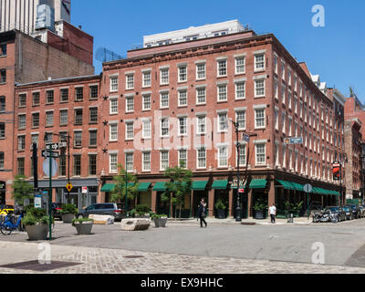 South Street Seaport Historic District, NYC Foto Stock