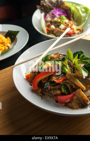 Drunken Noodle Pad Kee Mao Foto Stock