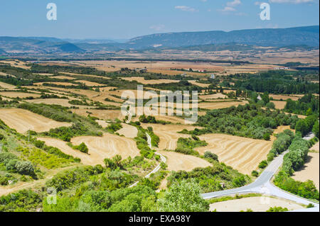 Sos del Rey Católico, Aragón, nel nord della Spagna. Foto Stock