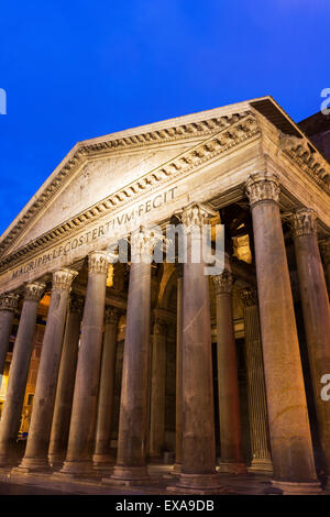 Il Pantheon di Roma in Italia Foto Stock
