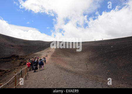 Il monte Etna, Sicilia Foto Stock