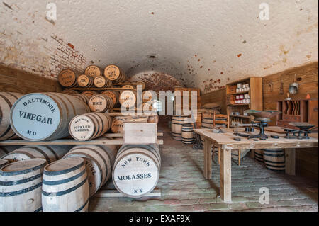 Fort Macon State Park, Atlantic Beach, North Carolina, Stati Uniti d'America, America del Nord Foto Stock