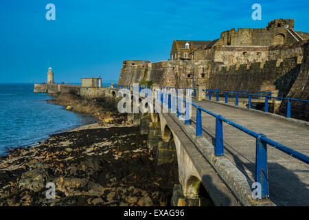 Cornet Castello, Saint Peter Port Guernsey, Isole del Canale, Regno Unito, Europa Foto Stock