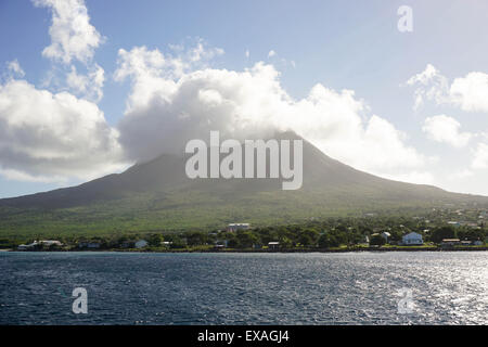 Montare Nevis, Saint Kitts e Nevis, Isole Sottovento, West Indies, dei Caraibi e America centrale Foto Stock