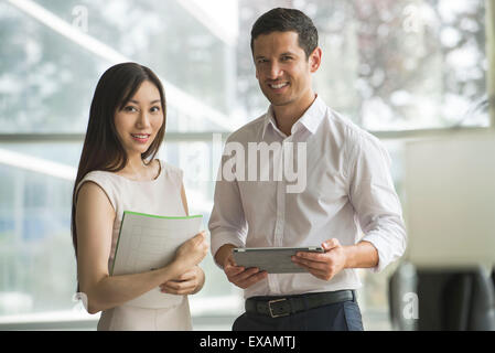 I professionisti aziendali, ritratto Foto Stock