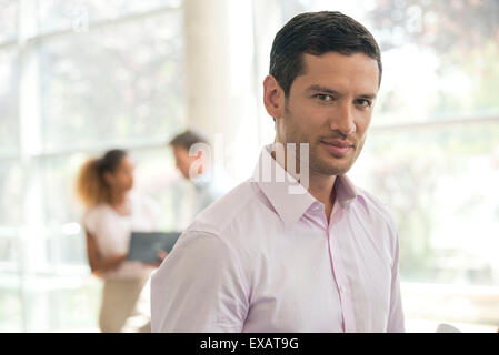 Lavoratore di ufficio, ritratto Foto Stock