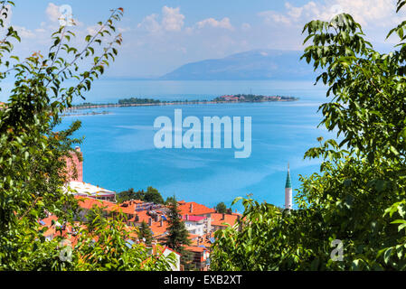 Lago, Egirdir Isparta, Anatolia, Mediterraneo, Turchia Foto Stock