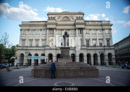 Monumento a Nicolò Copernico a Varsavia Foto Stock