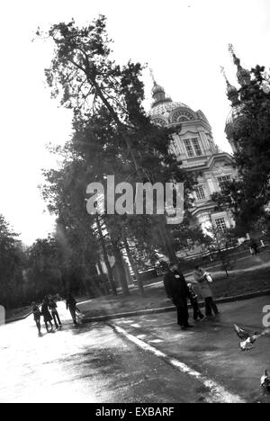 Panfilov Park,Almaty, Kazakhstan Foto Stock