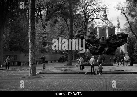 Gloria memorial, Panfilov Park,Almaty, Kazakhstan Foto Stock