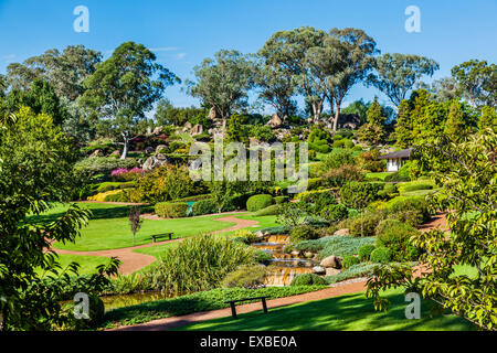 Australia, Nuovo Galles del Sud e Centrale Regione Ovest, Cowra giardino giapponese Foto Stock