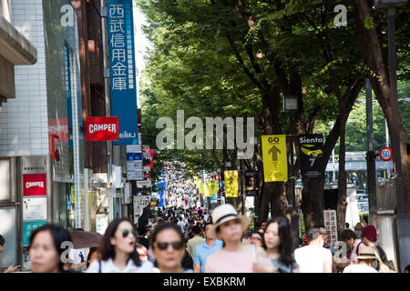 Vista generale di Omotesando,Tokyo Giappone Foto Stock