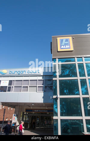 Supermercato Aldi store in Mona Vale, North Sydney, Australia Foto Stock