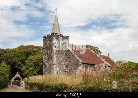 San Pietro e la chiesa di St Paul, Mottistone, Isle of Wight, Regno Unito Foto Stock