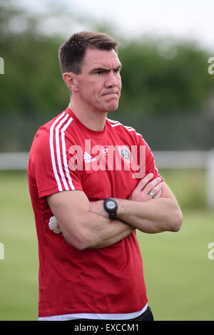 Ex Barnsley FC player e Sheffield Regno coach Chris Morgan. Immagine: Scott Bairstow/Alamy Foto Stock