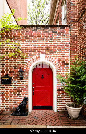 Townhouse, 210 East Franklin Street, Richmond, Virginia Foto Stock