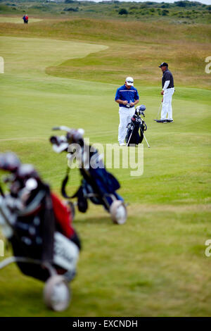 Fotografie intorno a Southport raffigurato fondata come Birkdale Golf Club nel 1889, il club si è aggiudicato "Royal" lo stato nel 1951.[1] Birk Foto Stock