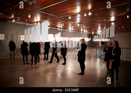 Manchester Whitworth Art Gallery Interior Foto Stock