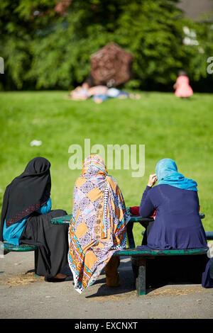 Nella foto Whalley area dell'intervallo Manley Park Regno Unito Gran Bretagna British Regno Unito Europa isola Europea Inghilterra Isola inglese n. Foto Stock